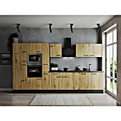 Respekta Olivia Küchenzeile (Breite: 370 cm, Artisan Eiche Nachbildung, Mit Elektrogeräten) | BAUHAUS