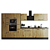 Respekta Olivia Küchenzeile (Breite: 370 cm, Artisan Eiche Nachbildung, Mit Elektrogeräten) | BAUHAUS