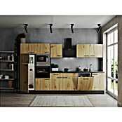Respekta Olivia Küchenzeile (Breite: 340 cm, Artisan Eiche Nachbildung, Mit Elektrogeräten) | BAUHAUS