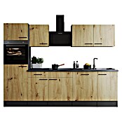 Respekta Olivia Küchenzeile (Breite: 280 cm, Artisan Eiche Nachbildung, Mit Elektrogeräten) | BAUHAUS