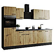 Respekta Olivia Küchenzeile (Breite: 280 cm, Artisan Eiche Nachbildung, Mit Elektrogeräten) | BAUHAUS