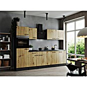 Respekta Olivia Küchenzeile (Breite: 280 cm, Artisan Eiche Nachbildung, Mit Elektrogeräten) | BAUHAUS