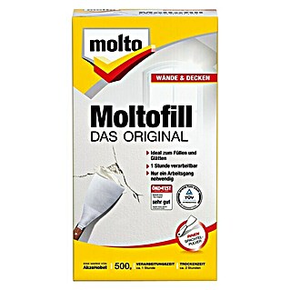 Molto Spachtelpulver Moltofill Das Original (Weiß, 500 g)