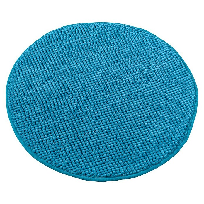 Camargue Badkamermat Zottelino (55 x 55 cm, Turquoise, 100% Polyester)
