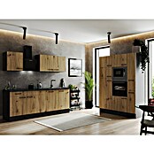 Respekta Olivia Küchenzeile (Breite: 370 cm, Artisan Eiche Nachbildung, Mit Elektrogeräten) | BAUHAUS