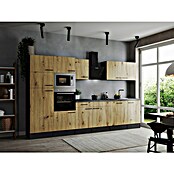 Respekta Olivia Küchenzeile (Breite: 340 cm, Artisan Eiche Nachbildung, Mit Elektrogeräten) | BAUHAUS