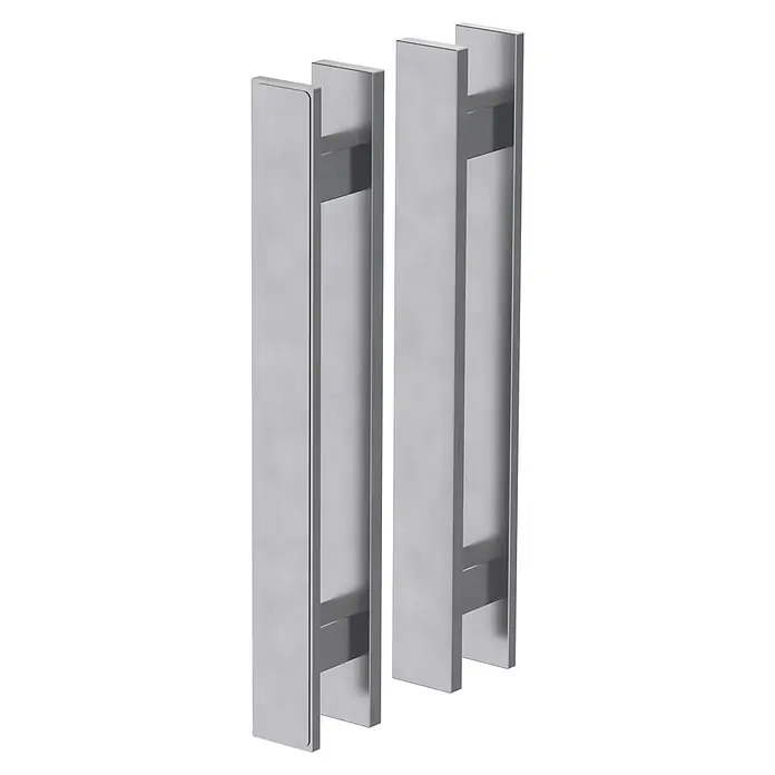 Diamond Doors Griffstange Sensa - Griffstange beidseitig (2 Stk.), 350 x 40 mm - Graue Schiebetüren-Innenausstattung mit minimalistischem Design, die sich ideal für moderne Wohnräume eignet. Praktisch und stilvoll.