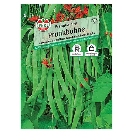 Gemüsesamen Prunkbohne Preisgewinner