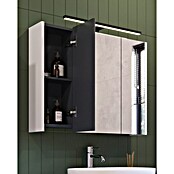 Aquaart LED omarica z ogledalom Lateral  (Do x Š x V: 83,8 x 16 x 64 cm, Bela) | 3697 - Badmöbelprogramm Marke | DADC - Möbel | DAD - Badausstattung | DA - Badausstattung/Bäderwelt | D - Sanitär | BAUHAUS