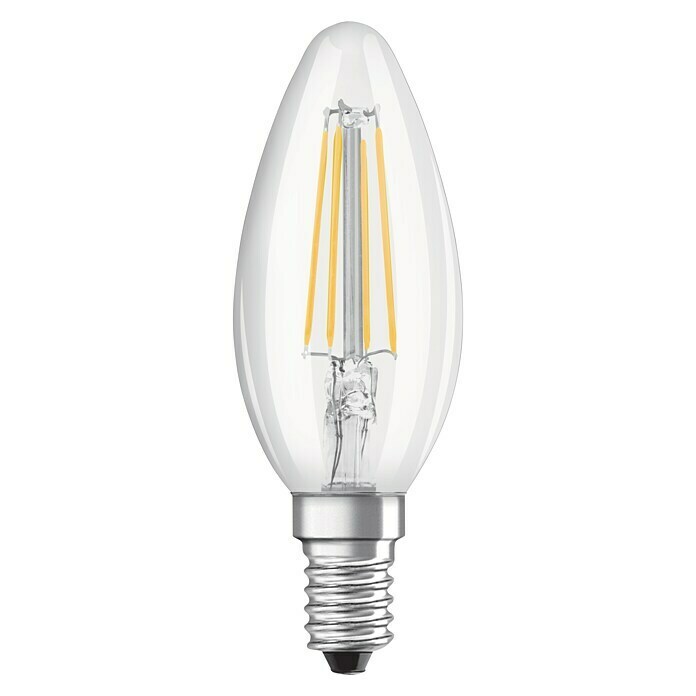 Osram Bombilla LED Retrofit Classic B (1,2 W, E14, Blanco cálido, No regulable, Claro)