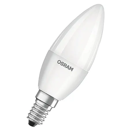 Osram  LED-Lampe Kerzenform E14 matt