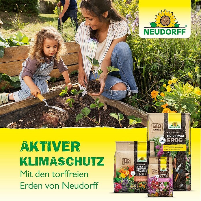 Neudorff NeudoHum Kübelpflanzenerde für Grünpflanzen und Palmen (40 l, Torffrei) | BAUHAUS