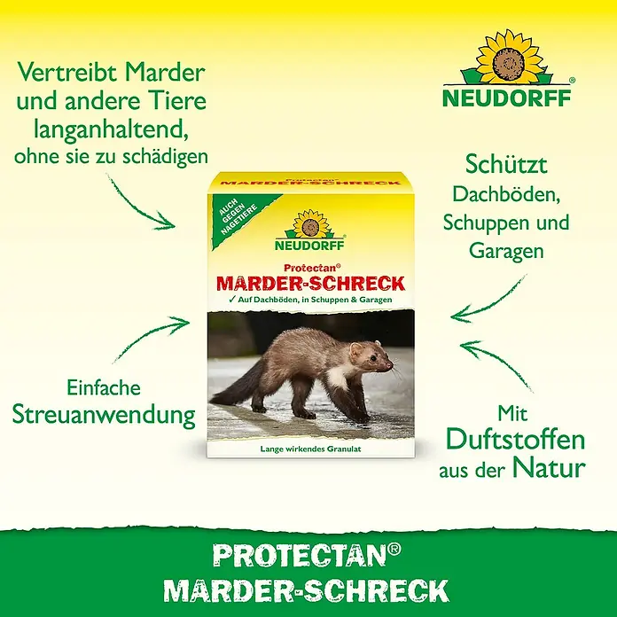 Neudorff Protectan Marder-Schreck - 200 g - Das Neudorff Protectan Marder-Schreck Produkt vertreibt Marder und andere Tiere langanhaltend und ist einfach in der Anwendung.