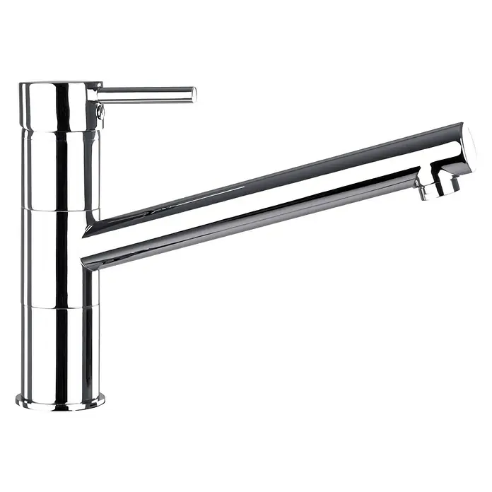 Pyramis Spültischarmatur Aria - Chrom, Glänzend - Glänzender Chrom-Wasserhahn mit minimalistischem Design, ideal für moderne Küchen und Badezimmer.