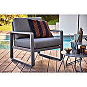 Sunfun Maja Lounge stolica  (Š x D x V: 76 x 76 x 74,5 cm, Aluminij, olefin, Tamno siva) | BAUHAUS