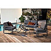 Sunfun Maja Lounge stolica  (Š x D x V: 76 x 76 x 74,5 cm, Aluminij, olefin, Tamno siva) | BAUHAUS