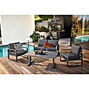 Sunfun Maja Loungesofa 2-Sitzer (B x T x H: 139,5 x 76 x 74,5 cm, Aluminium, Olefin, Night-Grey) | BAUHAUS