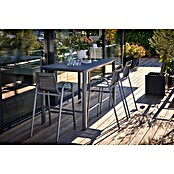 Sunfun Gastro Vrtni barski stol  (Jeklo, Tekstil, Možnost nakladanja, Antracit, Š x G x V: 53,5 x 74 x 110 cm) | 8350 - Stühle Textilen | ICAB - Sommermöbel Stühle | ICA - Sommermöbel | IC - Freizeit im Garten | I - Stadtgarten | BAUHAUS