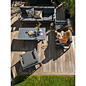 Sunfun Maja Garten-Loungetisch (L x B x H: 138,5 x 70 x 72 cm, Stahl, Night-Grey) | BAUHAUS