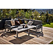 Sunfun Maja Lounge vrtni stolić  (D x Š x V: 138,5 x 70 x 72 cm, Čelik, Siva) | BAUHAUS