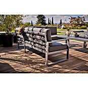 Sunfun Maja Lounge kavč  (Š x G x V: 203 x 76 x 74,5 cm, Aluminij, Olefin, Siva) | 8303 - Loungeset | ICAE - Sommermöbel Loungemöbel | ICA - Sommermöbel | IC - Freizeit im Garten | I - Stadtgarten | BAUHAUS