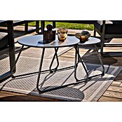 Sunfun Sarah Mesa auxiliar de jardín redonda (Ø x Al: 48 x 37,5 cm, Acero, Antracita) | BAUHAUS