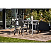 Sunfun Gastro Vrtni barski stol  (Jeklo, Tekstil, Možnost nakladanja, Antracit, Š x G x V: 53,5 x 74 x 110 cm) | 8350 - Stühle Textilen | ICAB - Sommermöbel Stühle | ICA - Sommermöbel | IC - Freizeit im Garten | I - Stadtgarten | BAUHAUS