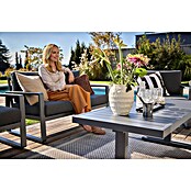 Sunfun Maja Garten-Loungetisch (L x B x H: 138,5 x 70 x 72 cm, Stahl, Night-Grey) | BAUHAUS