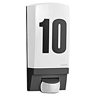 Steinel Aplique exterior con sensor L1 (60 W, 120 x 110 x 255 mm, Negro, IP44)