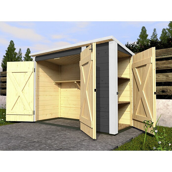 Weka Multibox (2,15 x 0,95 x 1,52 m, Anthrazit)