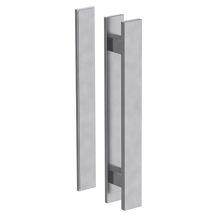 Diamond Doors Griffstange Sensa einseitig (Edelstahloptik, Geeignet für: Ganzglas-Schiebetüren, 35 x 4 cm)