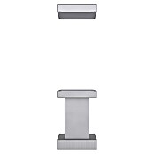 Diamond Doors Griffstange Sensa einseitig (Edelstahloptik, Geeignet für: Ganzglas-Schiebetüren, 35 x 4 cm)