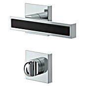 Diamond Doors WC-Türgarnitur (Türstärke: 40 - 45 mm, Schlitzkopf/Olive SK/OL, Chrom)
