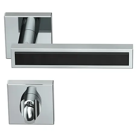 Diamond Doors Black Edition Zimmertürgarnitur WC Tyler Black
