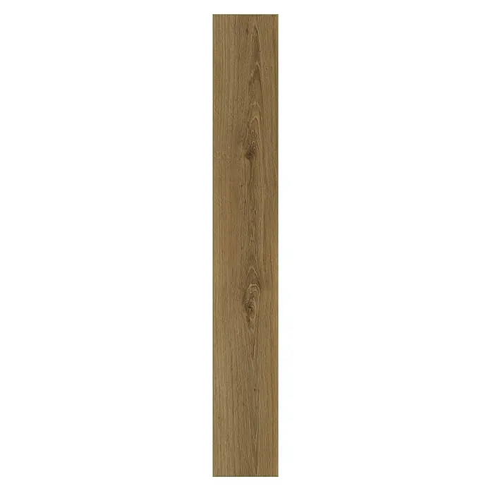 LOGOCLIC Edition Laminatmuster Lagoon - 300 x 245 x 8 mm, Landhausdiele - Nahaufnahme eines Holzfurniers mit Maserung. Das Furnier zeigt eine warme, natürliche Holzstruktur und Farbgebung.