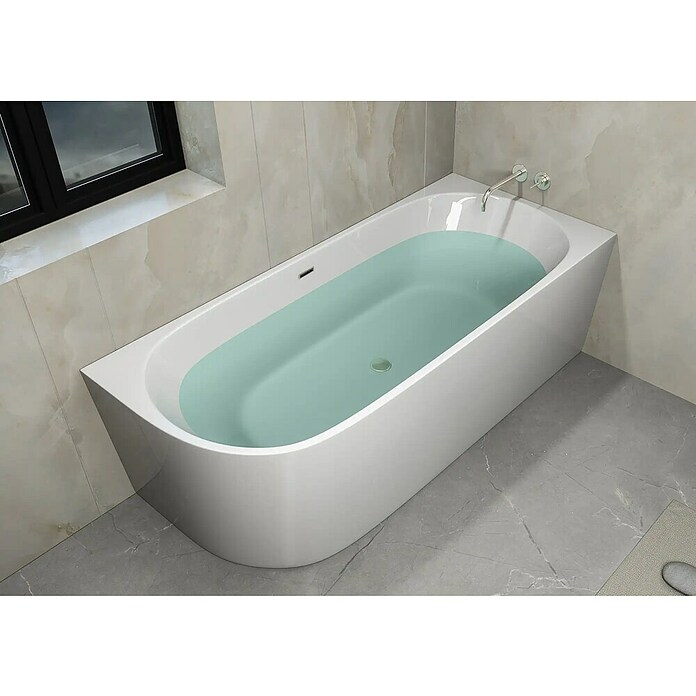 Sanotechnik Samostojeća kada Porto  (D x Š x V: 175 x 75 x 56 cm, Sanitarni akril, Bijela) | BAUHAUS