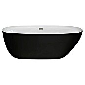 Sanotechnik Samostojeća kada Melbourne  (D x Š x V: 170 x 75 x 56 cm, Sanitarni akril, Crna) | BAUHAUS