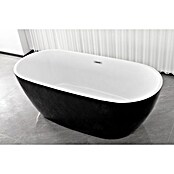 Sanotechnik Samostojeća kada Cuba  (D x Š x V: 175 x 80 x 61 cm, Sanitarni akril, Crna) | BAUHAUS