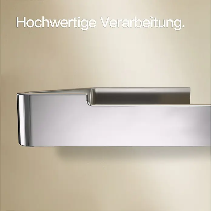 Designfabrik Hamburg Toilettenpapierhalter - Chrom, Glänzend - Handtuchhalter aus glänzendem Chrom.