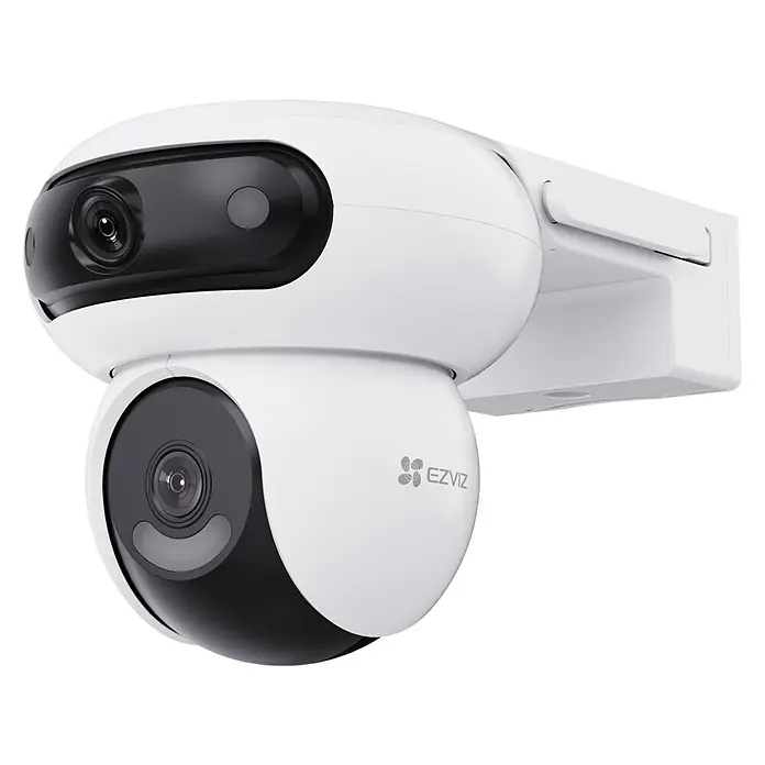 EZVIZ Überwachungskamera H90 2K WIFI 2880x1620 - Webcam - Weiß, Erfassungsreichweite: 30 m - Eine schwenkbare EZVIZ Sicherheitskamera mit einer Halterung zur einfachen Wandmontage für mehr Sicherheit und Überwachung im Aussenbereich.