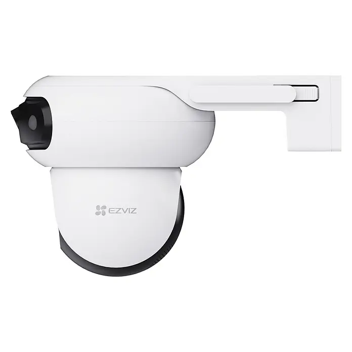 EZVIZ Überwachungskamera H90 2K WIFI 2880x1620 - Webcam - Weiß, Erfassungsreichweite: 30 m - Eine weiße EZVIZ-Überwachungskamera zur Sicherheit im Außenbereich, mit flexibler Halterung für optimale Überwachung.