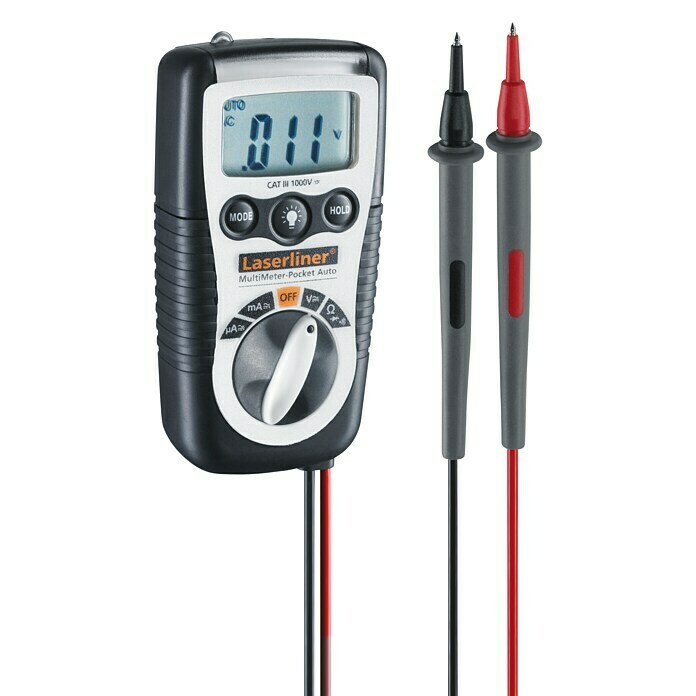 Laserliner Digitale multimeter Pocket (Meetbereik wisselspanning: 200 V - 600 V)