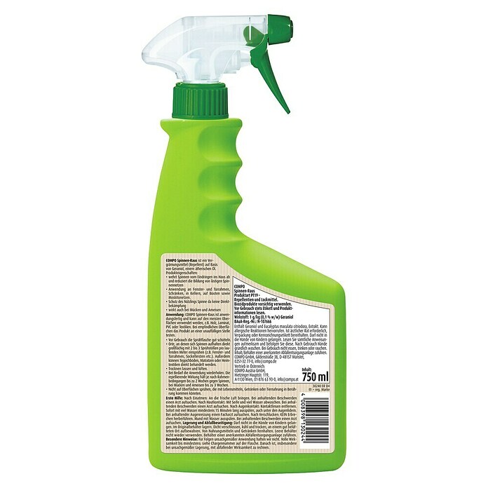 Compo Anti-Spinnen-Spray Spinnen-Raus (750 ml) | BAUHAUS