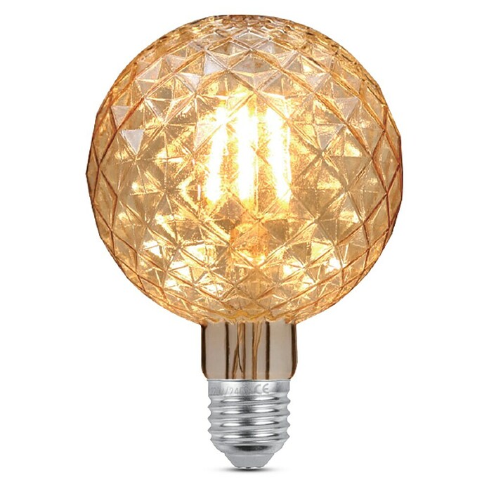 Green Tech LED žarulja Filament  (E27, 4 W, 2.700 K, Okrugla) | BAUHAUS