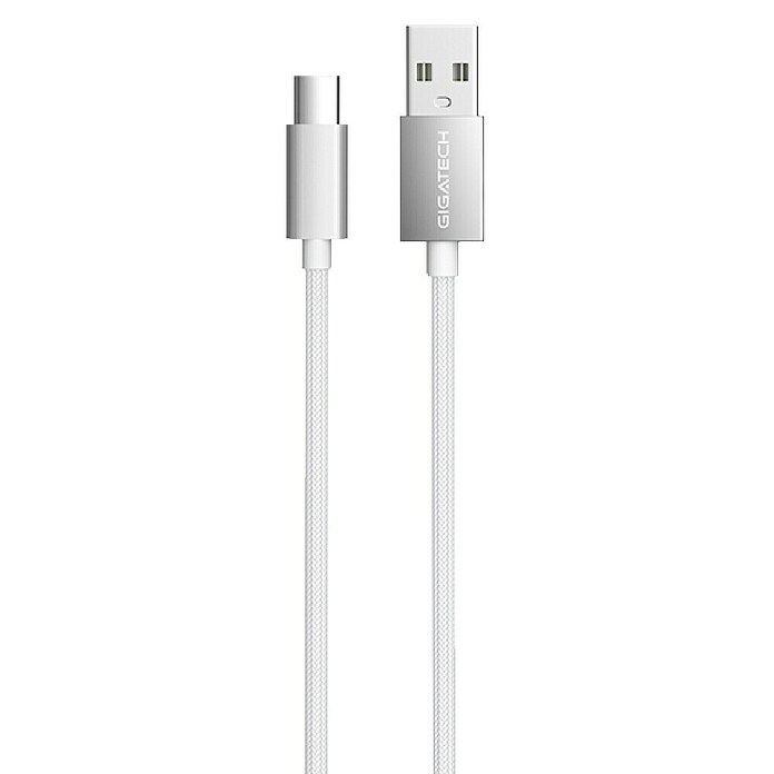 USB kabel za punjenje  (Srebrna, Duljina: 1 m) | BAUHAUS