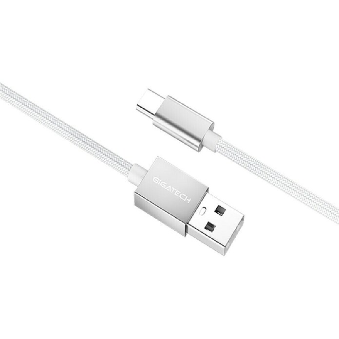 USB kabel za punjenje  (Srebrna, Duljina: 1 m) | BAUHAUS