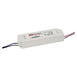 Mean Well LED transformator (Moč: 35 W, Nazivna napetost: 24 V, IP67)