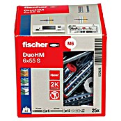 Fischer Vložek za vdolbine DuoHM  (Ø x Do: 12 x 55 mm, Najlon, 25 kos, M 6) | 1060 - Dübel | AADD - Dübel | AAD - Kleineisenwaren | AA - Eisenwaren | A - Eisenwaren | BAUHAUS