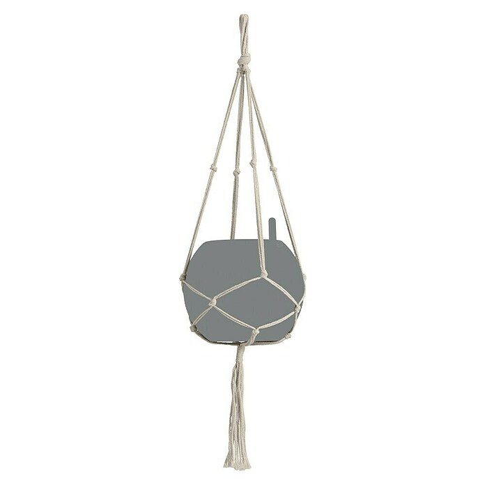 Lechuza Blumenampel Makramee Pure (Länge: 90 cm, Baumwolle, Natur) | BAUHAUS
