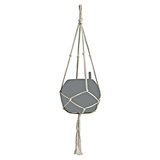 Lechuza Blumenampel Makramee Pure (Länge: 90 cm, Baumwolle, Natur)